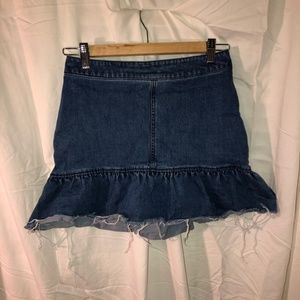H&M denim mini skirt